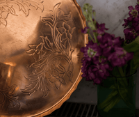 Round Copper Serving Tray