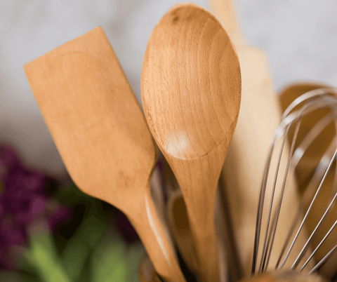 Wooden Spoon and Spatula