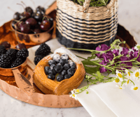 Round Copper Serving Tray