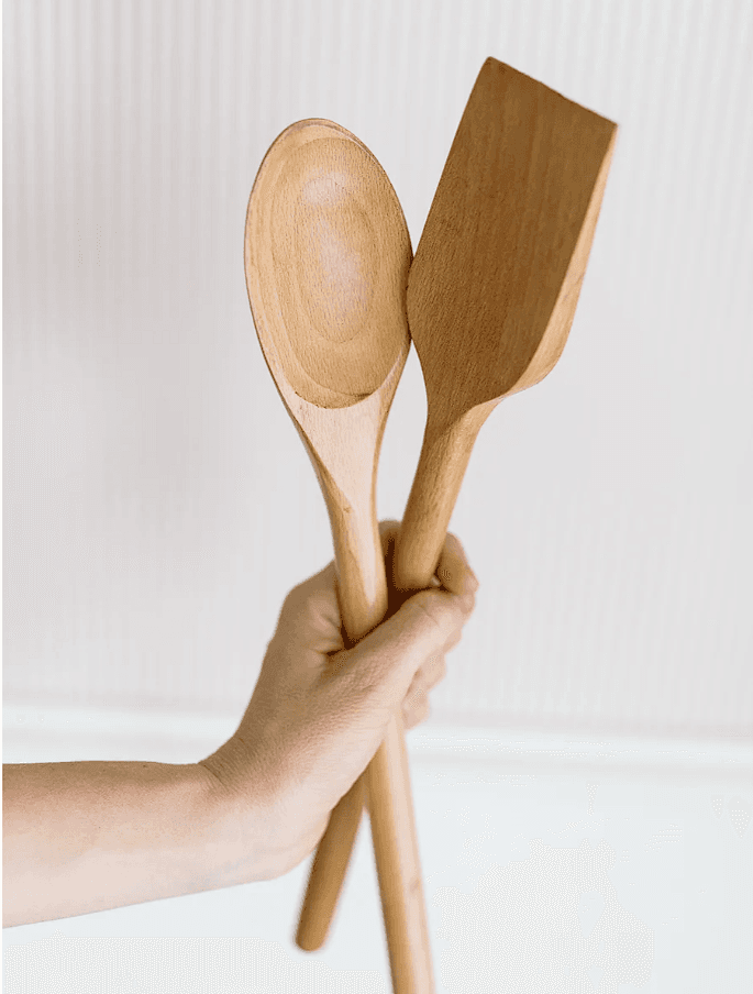 Wooden Spoon and Spatula Copper Kitchen Store