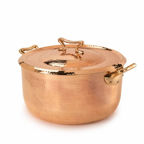 Amoretti Brothers Copper Dutch Oven, 15 qt  with Standard Lid
