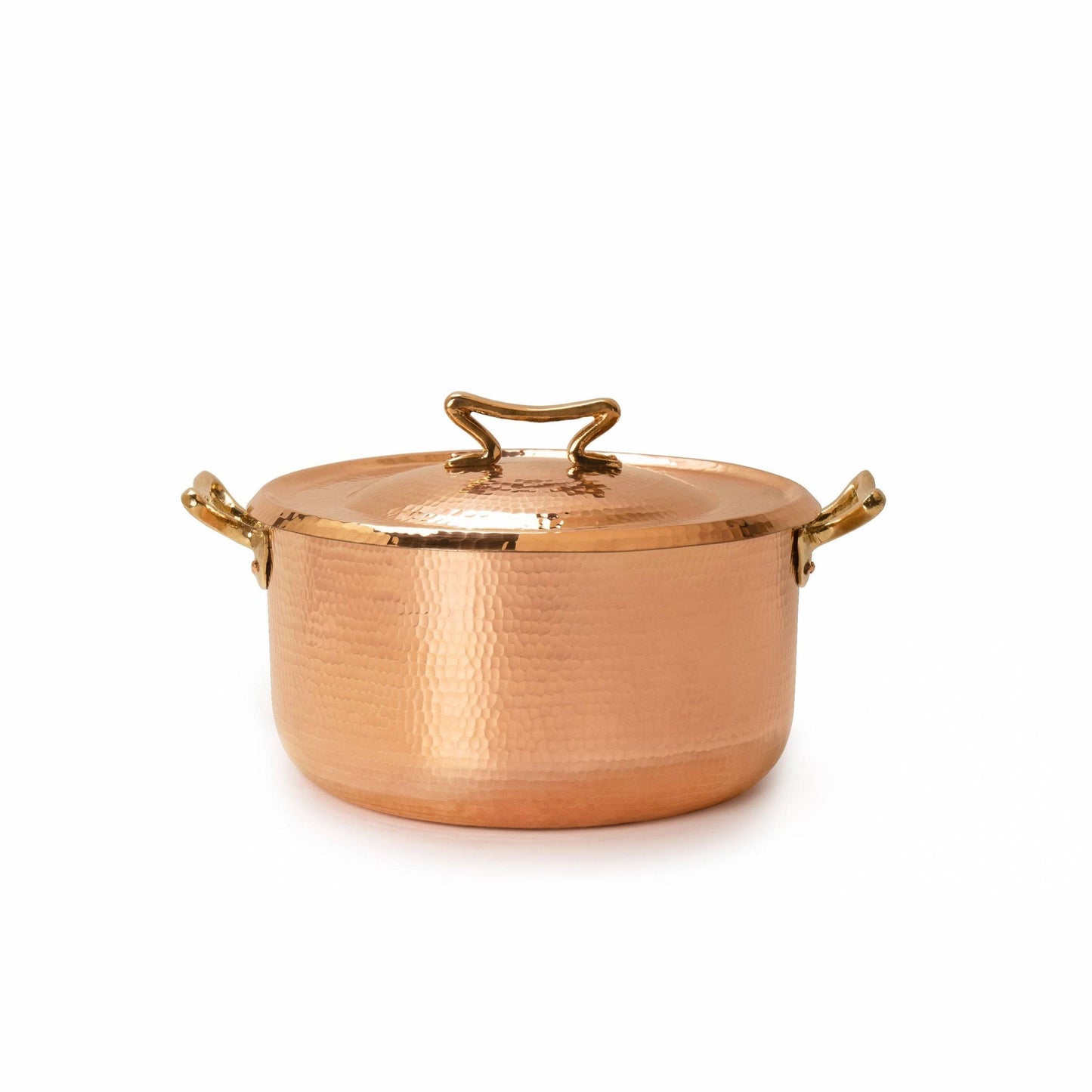 Amoretti Brothers Copper Dutch Oven, 15 qt with Standard Lid