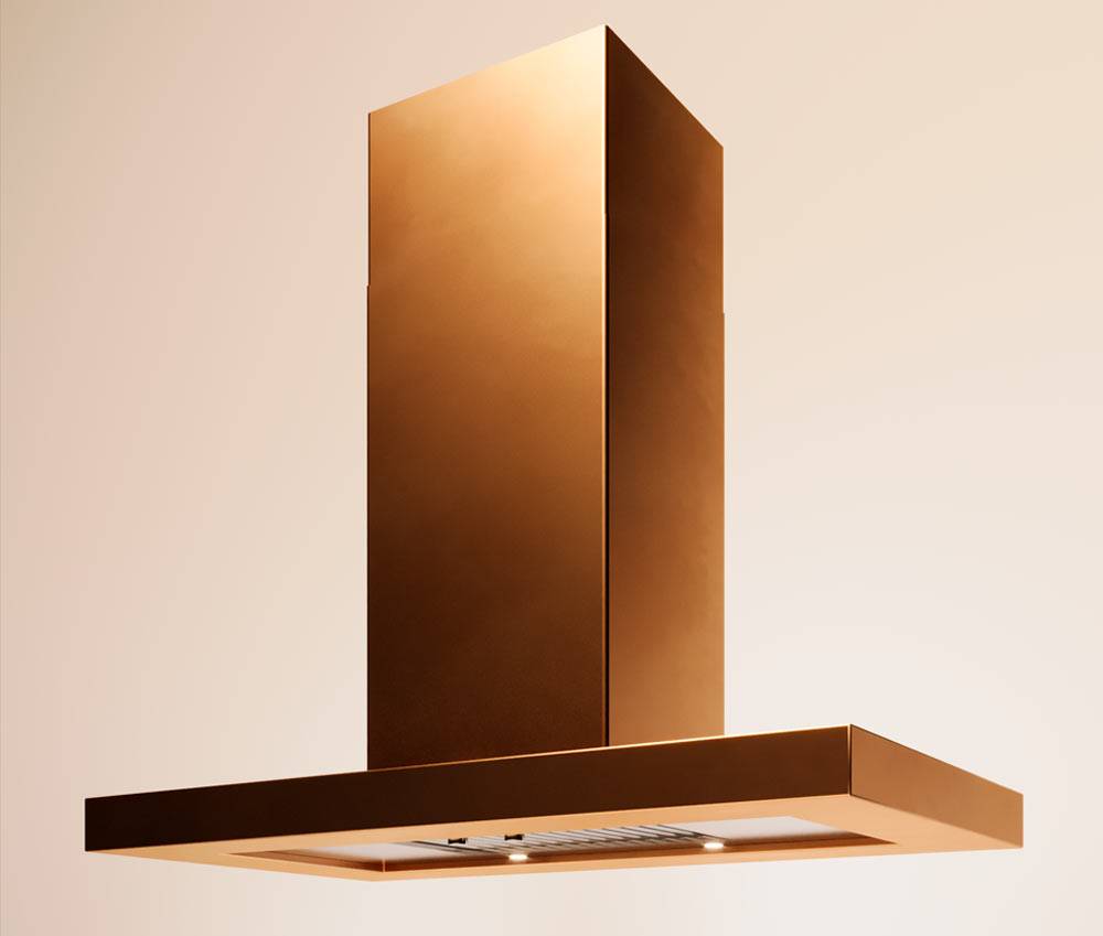 Amoretti Brothers - TORINO - Brass Range Hood ISLAND