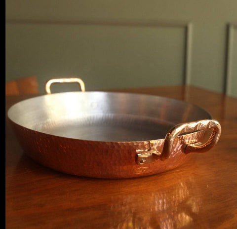 Copper Kitchen Paella Pan 13