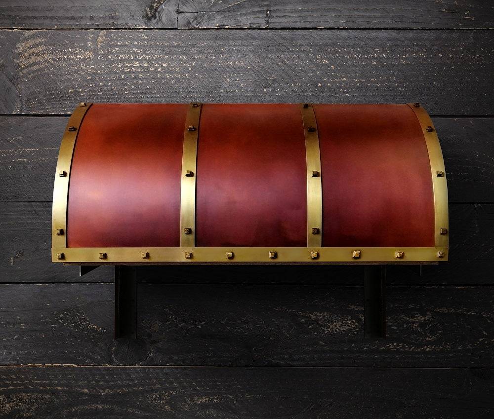 Copper and Brass Range Hood - Handcrafted Luxury | Amoretti Brothers