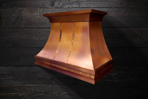 The copper material provides excellent heat conduction and won't warp, corrode, or tarnish. Upgrade your kitchen with this stylish and reliable ventilation solution.