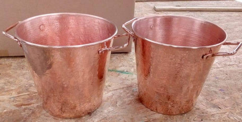 Copper Ice Bucket - Amoretti Brothers - champagne