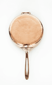 Amoretti Brothers Large Hammered copper saute pan