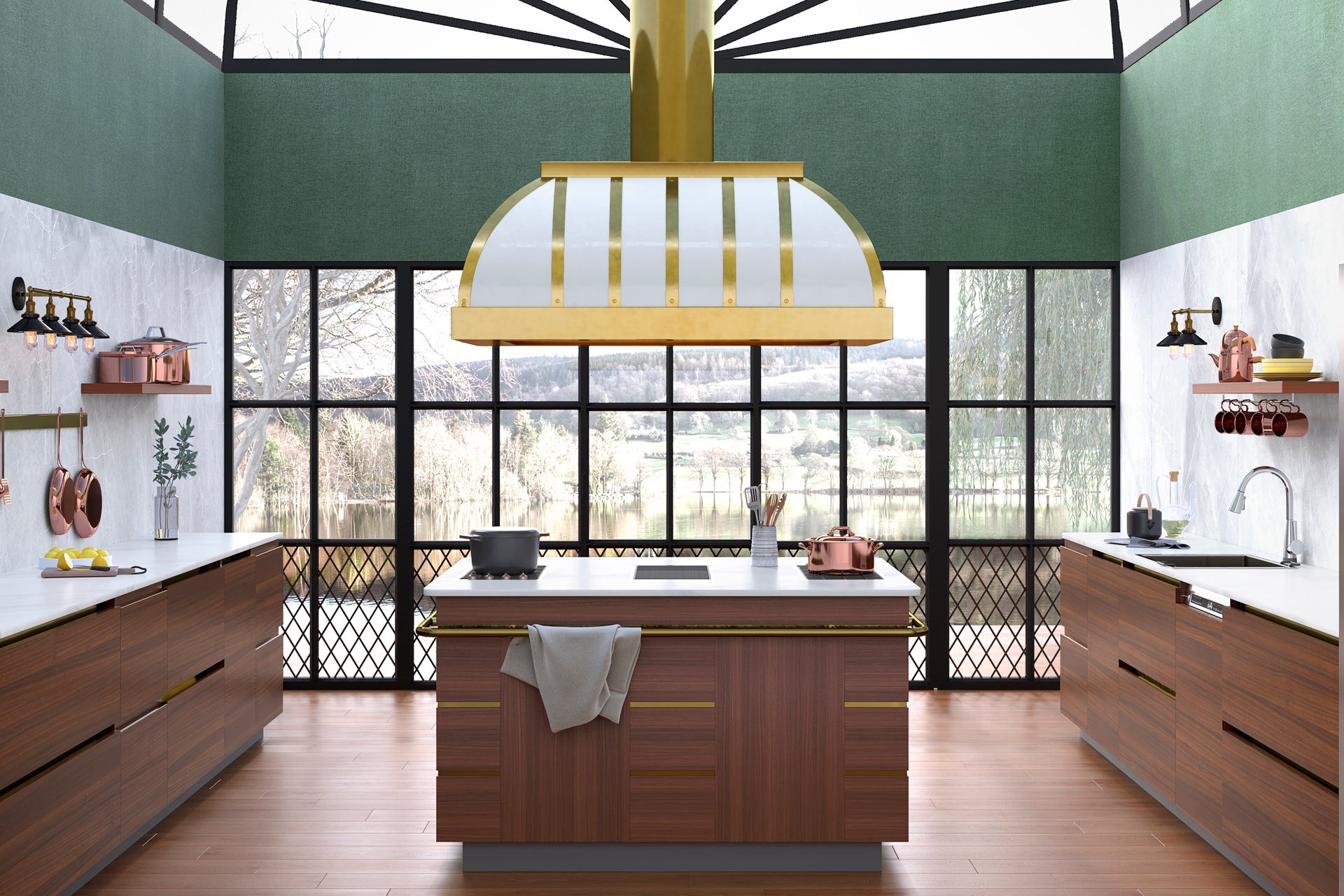 The Amoretti Brothers Custom Range Hoods & Decorative Metal Hoods: Copper, Brass, & Steel