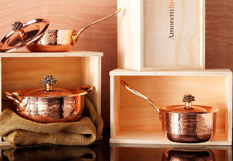 3 great ideas to reuse your Amoretti Brothers Copper Kitchenware wooden packaging