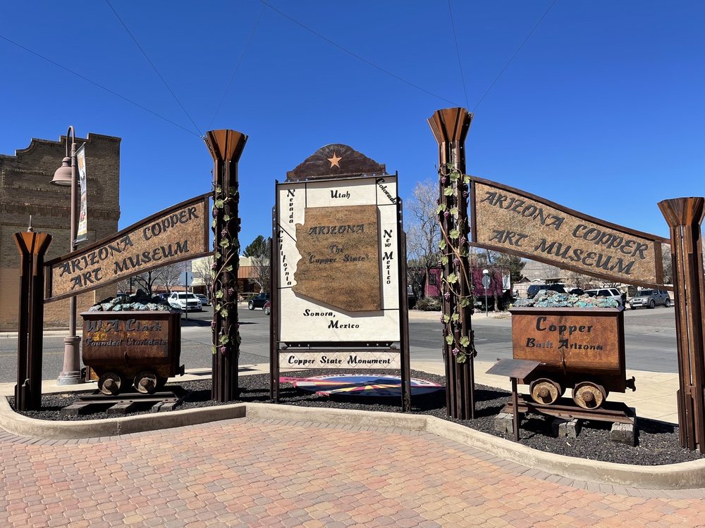Copper, a cornerstone of Arizona's history and economy - the Copper Art Museum in Clarkdale