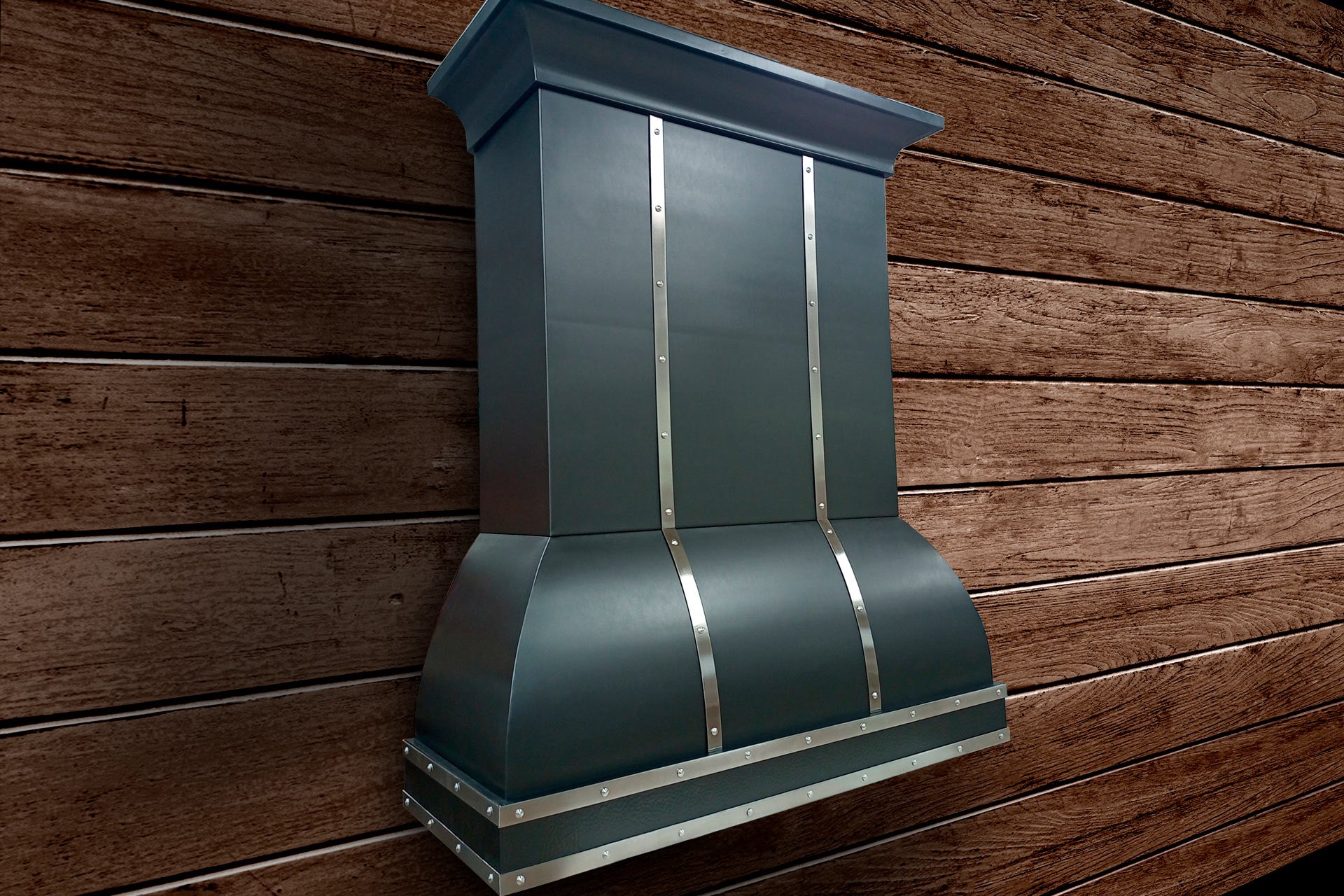 Brass Range Hoods customized with elegance and functionality by Amoretti Brothers