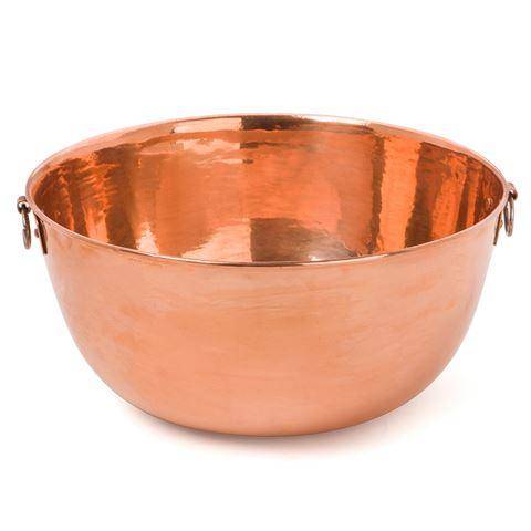 Hand-Hammered Copper Mixing Bowl