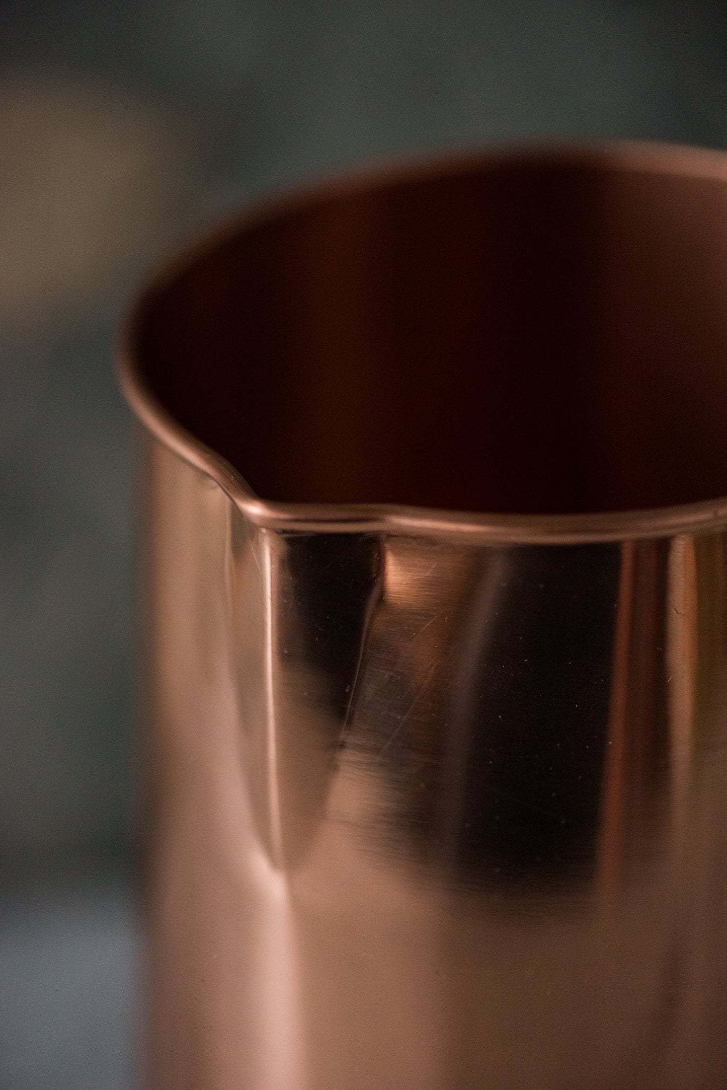 Copper Water Pitcher - 9.5"