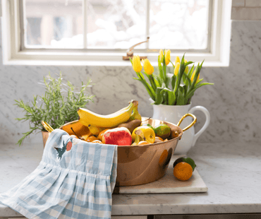 COPPER FRUIT BOWL