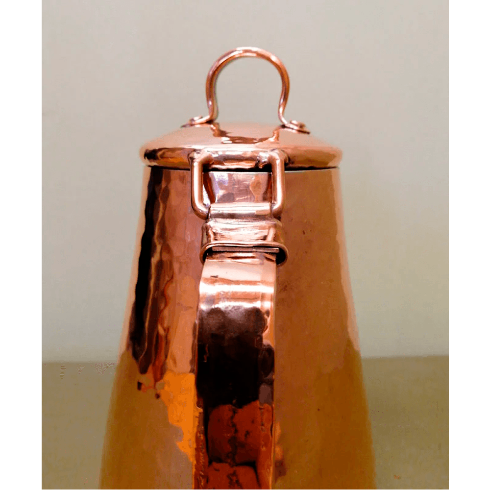 Amoretti Brothers Copper Teapot with Lid, 6.3"
