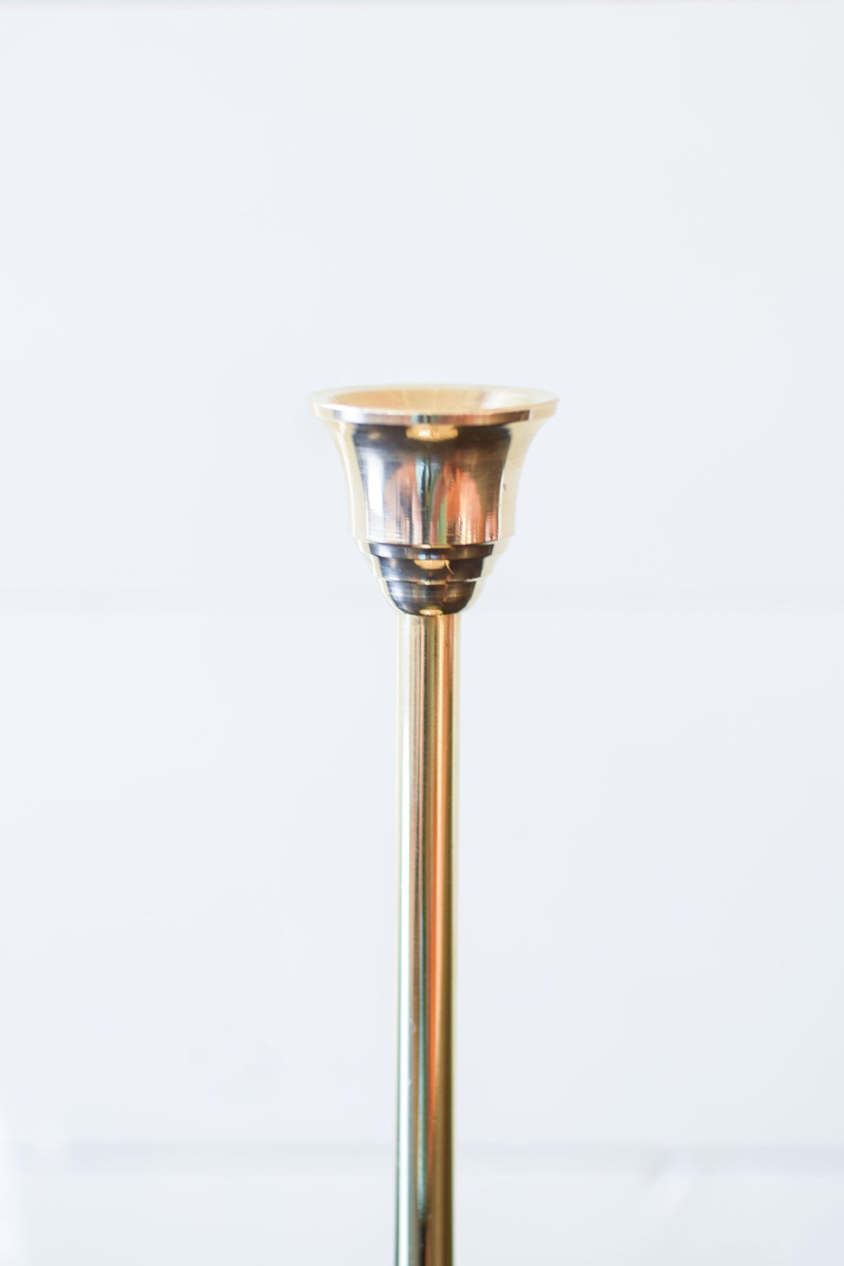 Brass candle holder detail