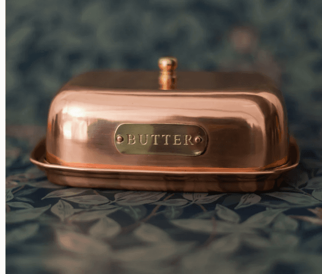 Copper Butter Dish