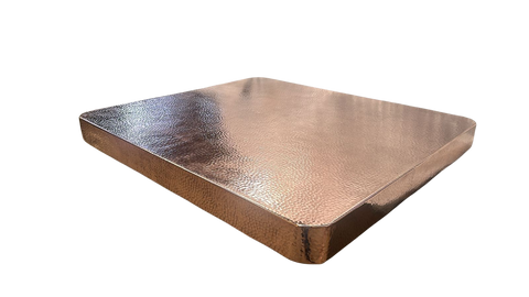 hammered copper table