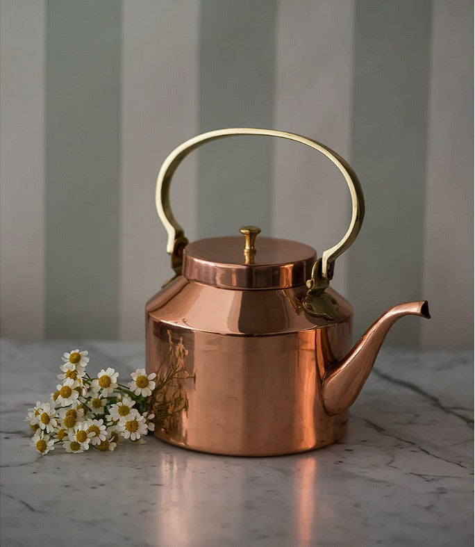 Hammered Solid Copper Tea Pot, Copper Tea Kettle, Turkish Tea Pot, Handmade  Copper Tea Pot, Copper Pot Set of 2 