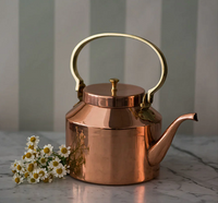 copper teapot kettle kitchen gift