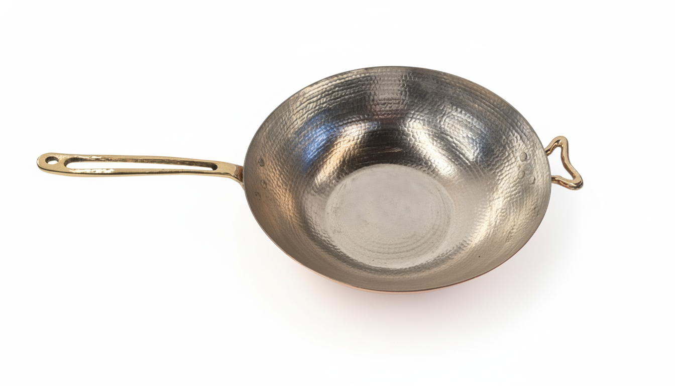 Amoretti Brothers copper wok inside