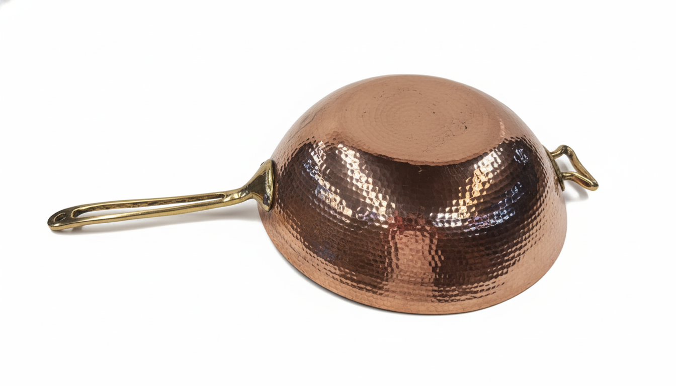 Amoretti Brothers Copper Wok 14.5" - Long Handle