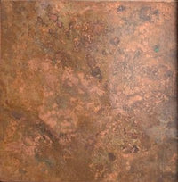 Handmade Copper Backsplash with Vintage Patina