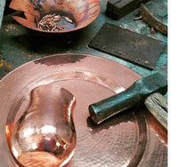 hammered copper cookware workshop