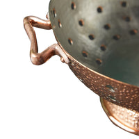 Amoretti Brothers hammered copper colander