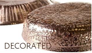 11" Copper Fry Pan with Hand-Engraved Leaves - AmorettiBrothers