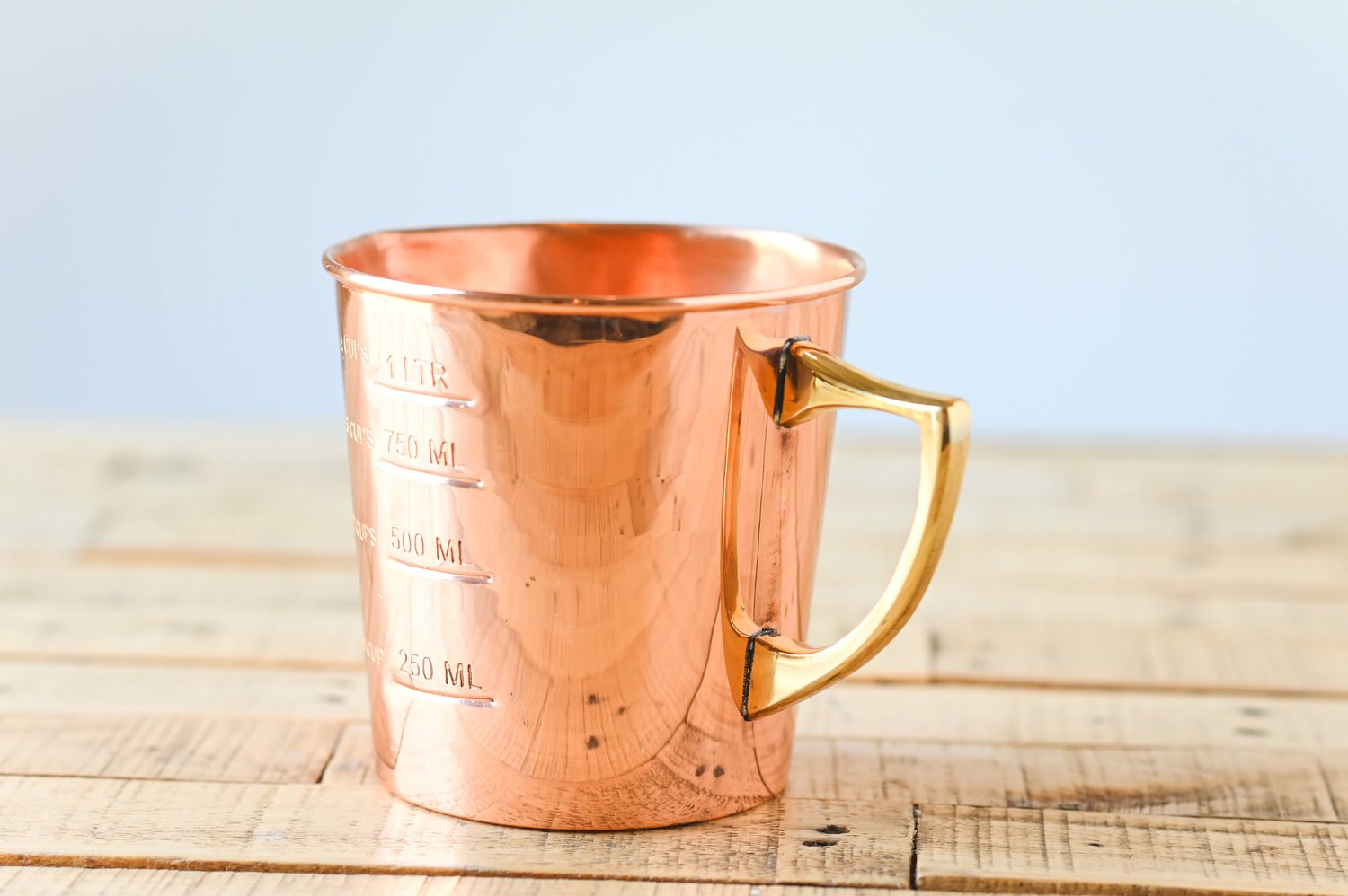 Handmade Copper - 2.5 Cup Liquid Measuring Cup