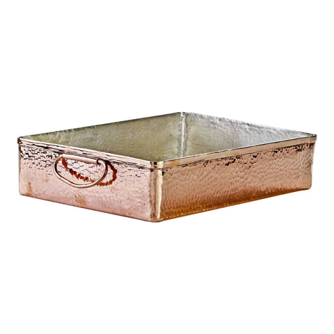 Amoretti Brothers copper roasting pan with tin lining