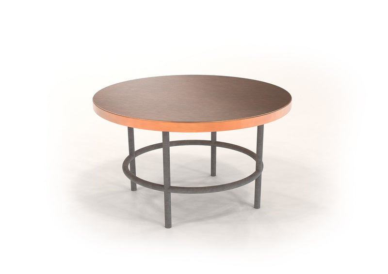 Round Copper Table 31.5" (custom) - AmorettiBrothers