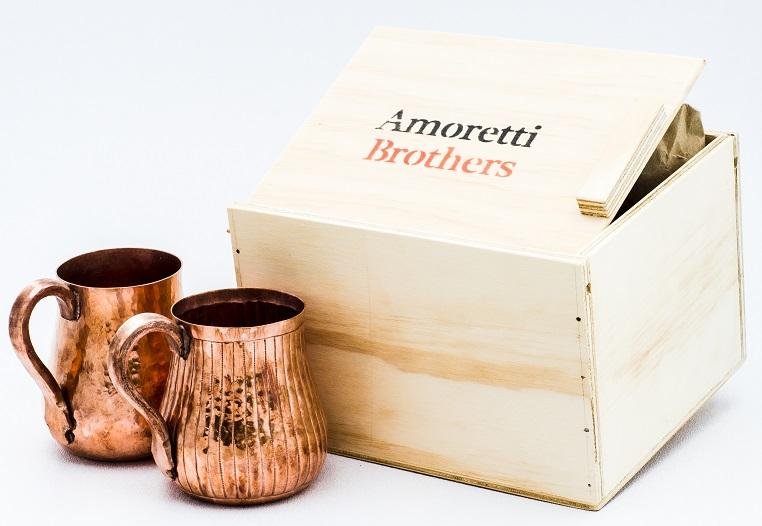 Copper Mug  - set of 2 - AmorettiBrothers