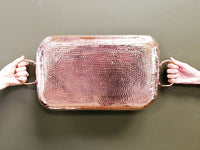 Copper Tray - 18.7x10.8x1.6 - kitchen tools