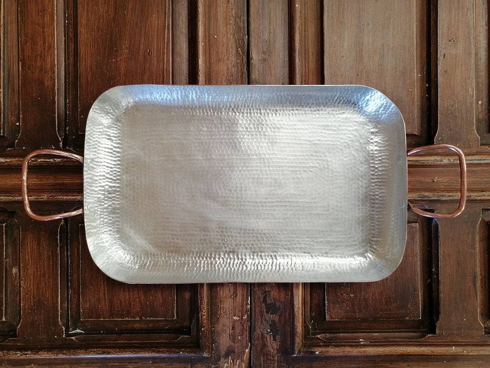 Copper Tray - 18.7x10.8x1.6 - kitchen tools
