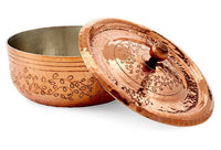 5.5" Cocotte with Engraved Leaves - AmorettiBrothers