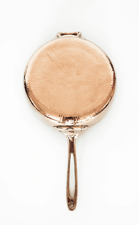 Amoretti Brothers Large Hammered copper saute pan